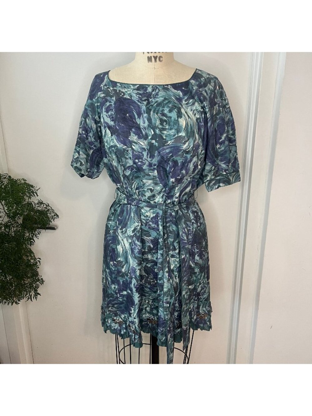Vintage REBECCA TAYLOR Silk Dress Size 10